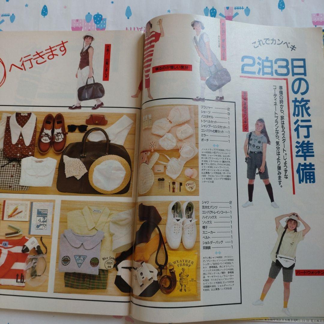 １９８７年　８月号　ジュニー　Junie　　鎌倉書房　洋裁　旅行　手づくり