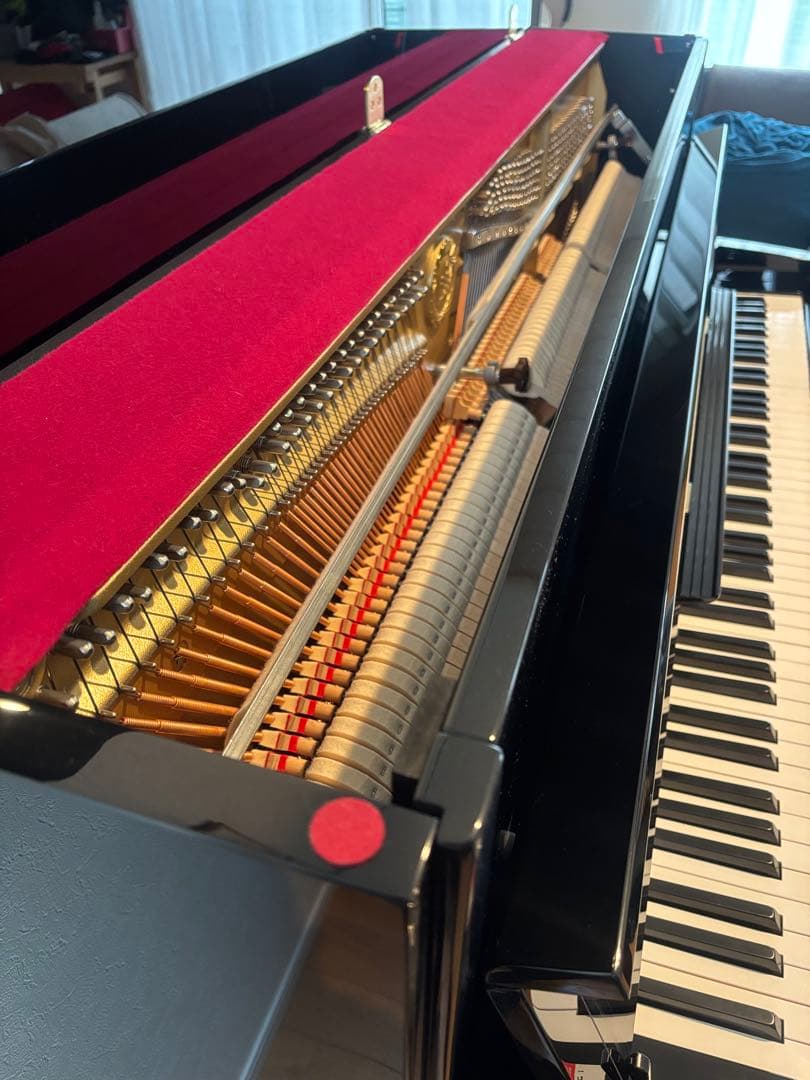 YAMAHA アップライトピアノ b113 黒 椅子•メトロノーム付