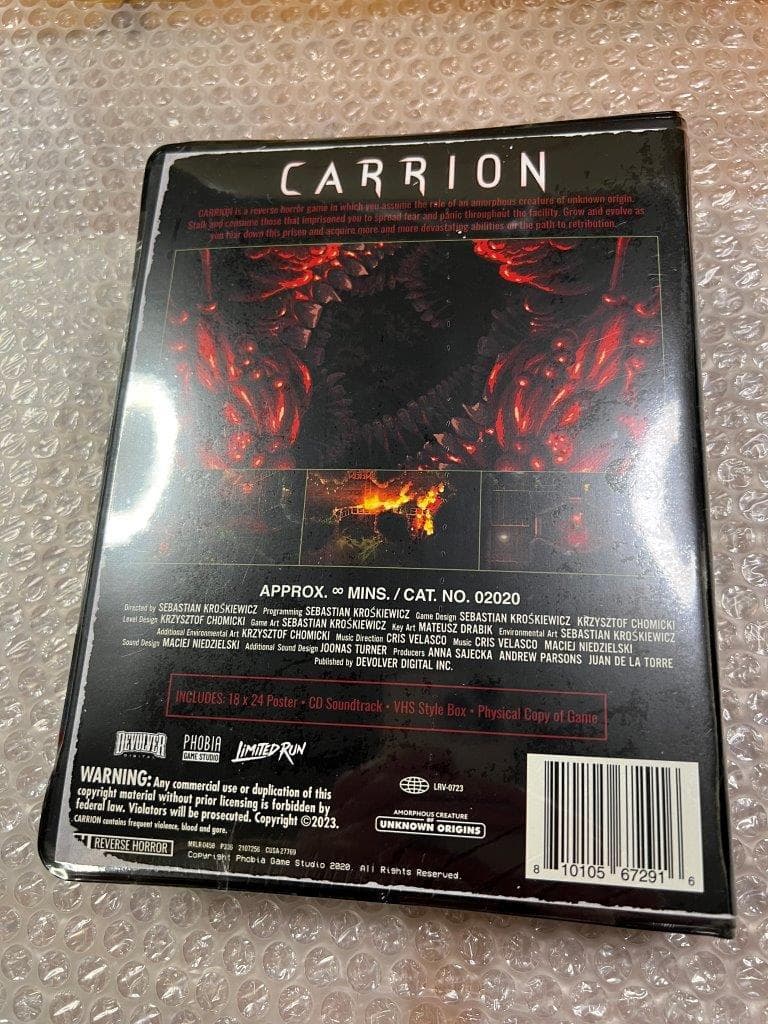 PS4 Carrion VHS Edition  特別北米版 新品未開封