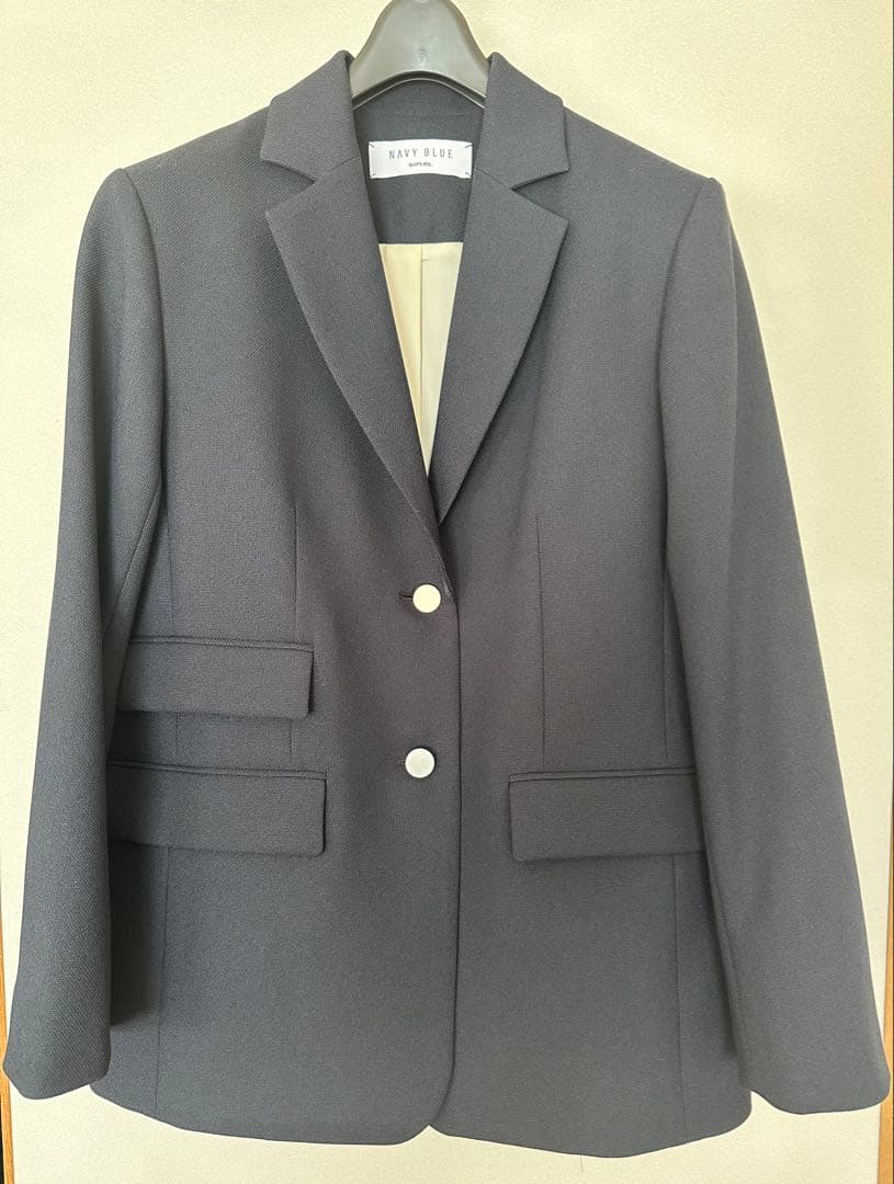 SHIPS any 紺ブレザー シングル