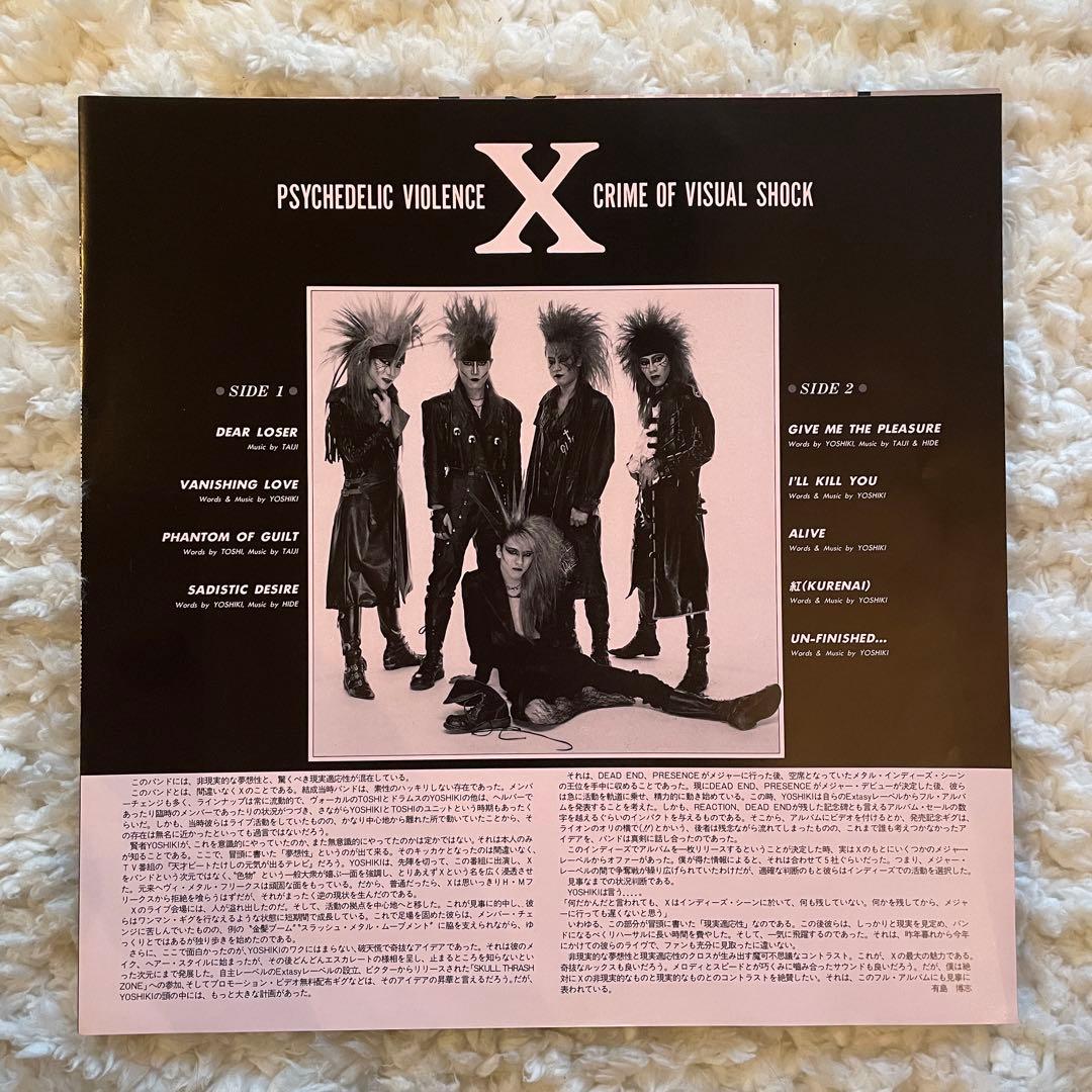 X VANISHING VISION／初回ブック付き