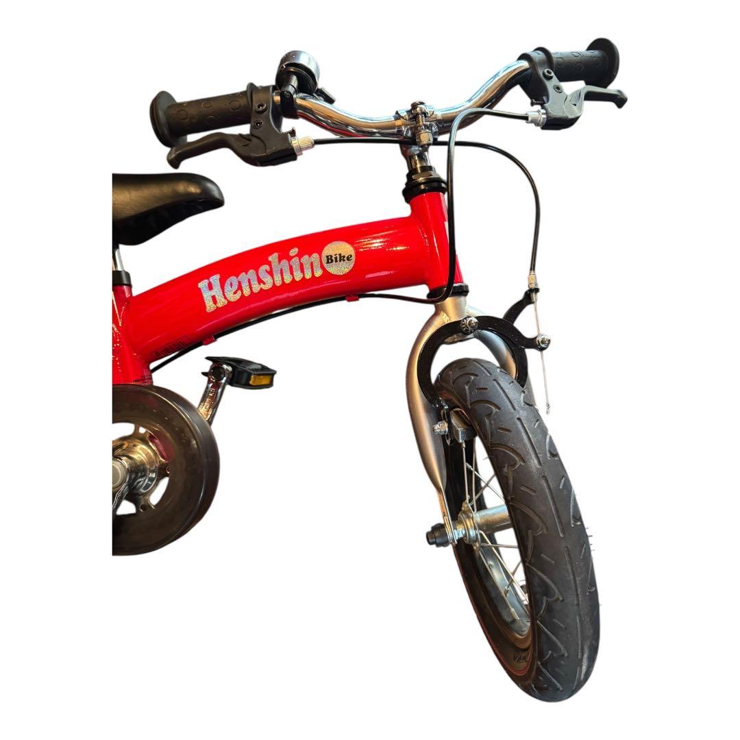 【美品】Henshin Bike へんしんバイク 12インチ レッド　赤