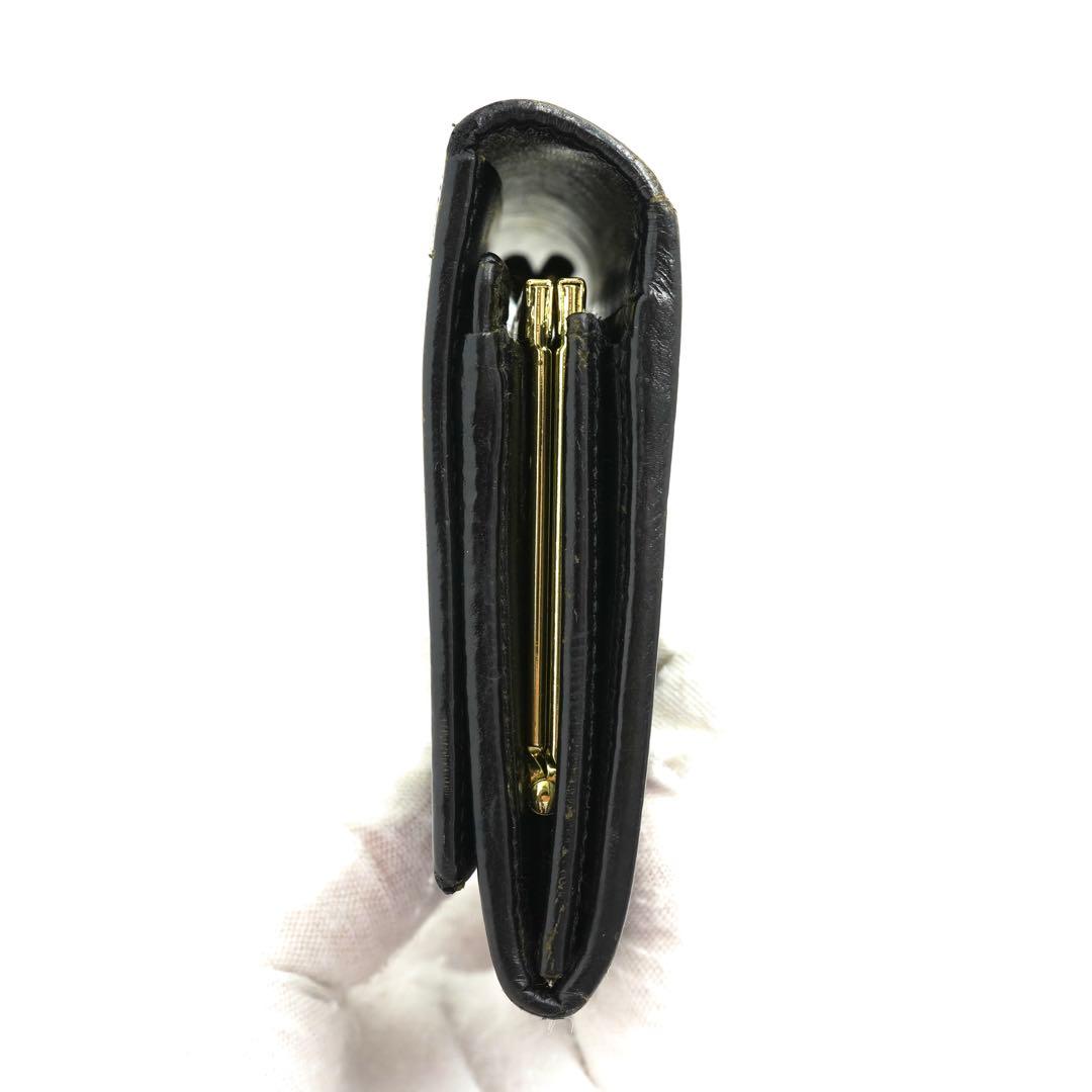 ✨未使用に近い✨　CELINE 長財布　マカダム　トリオンフ　がま口　折り財布