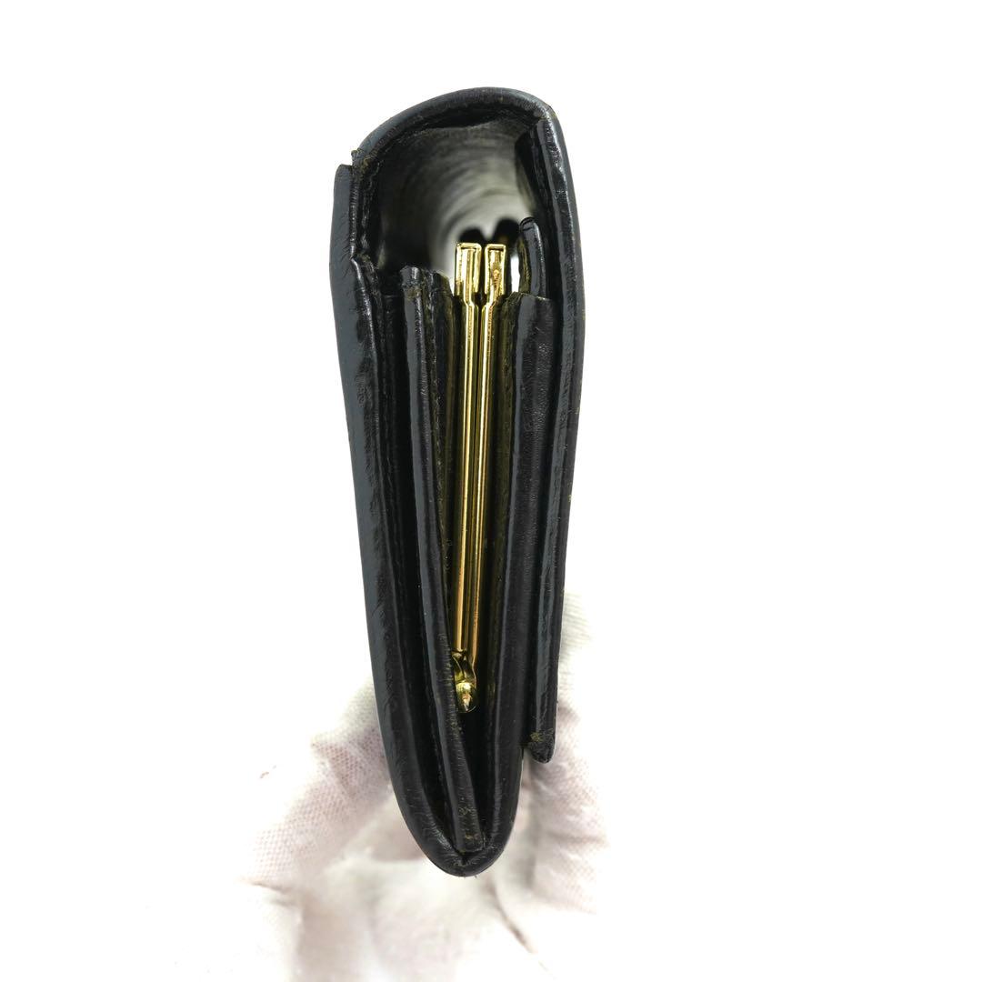 ✨未使用に近い✨　CELINE 長財布　マカダム　トリオンフ　がま口　折り財布