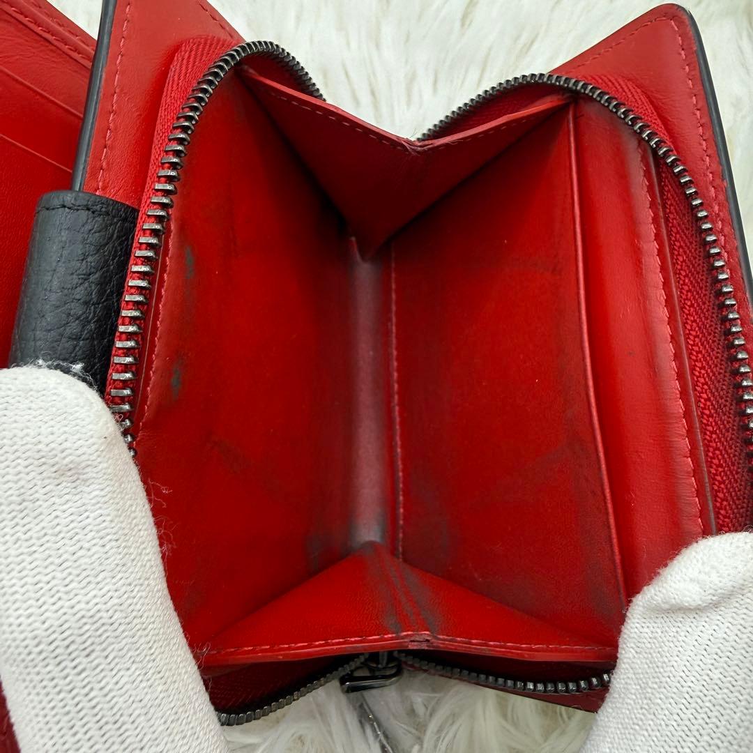 Christian Louboutin ルブタン　二つ折り財布 黒　パロマ