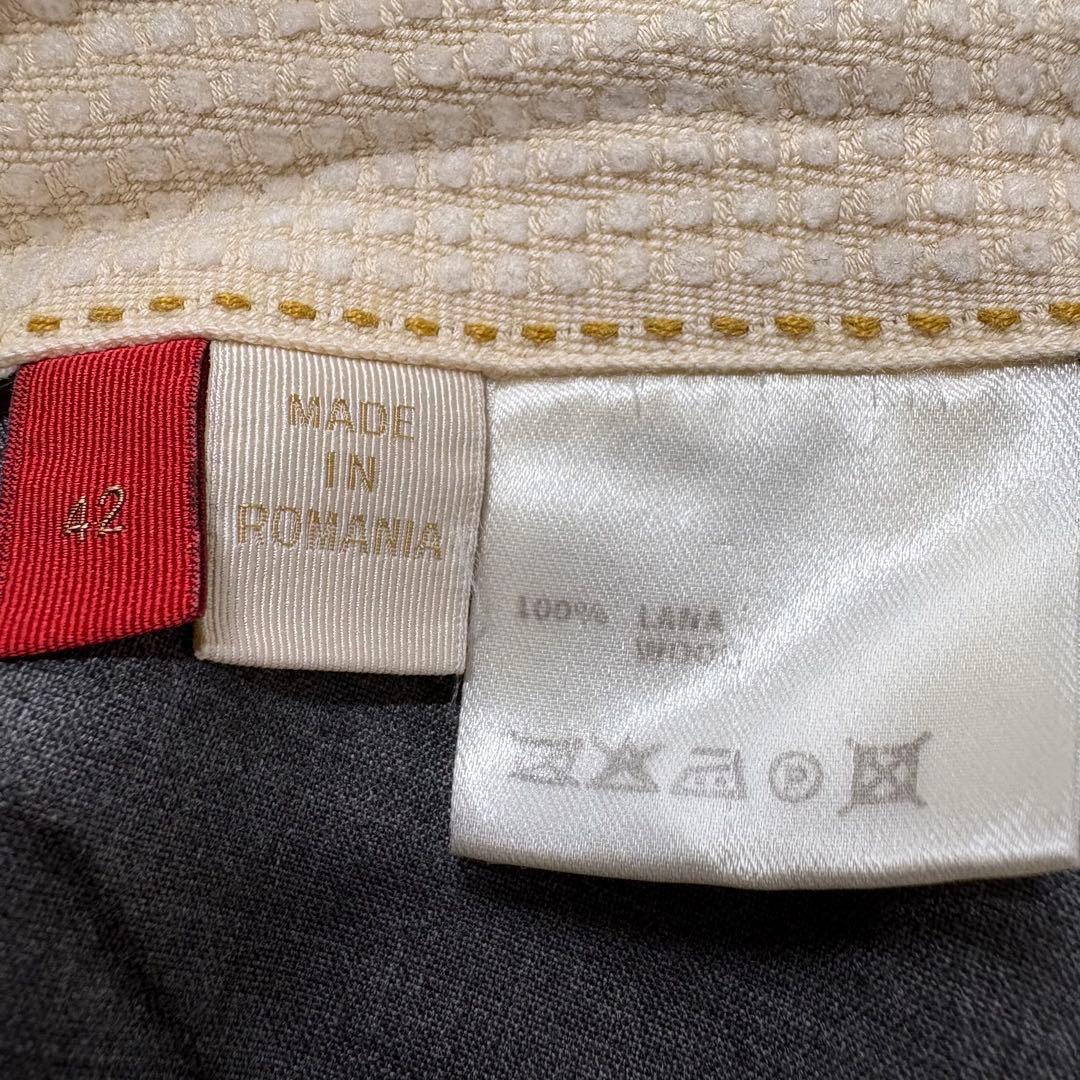 極美品✨GTA ジーティーアー HERRICK エリック ウールスラックス 42