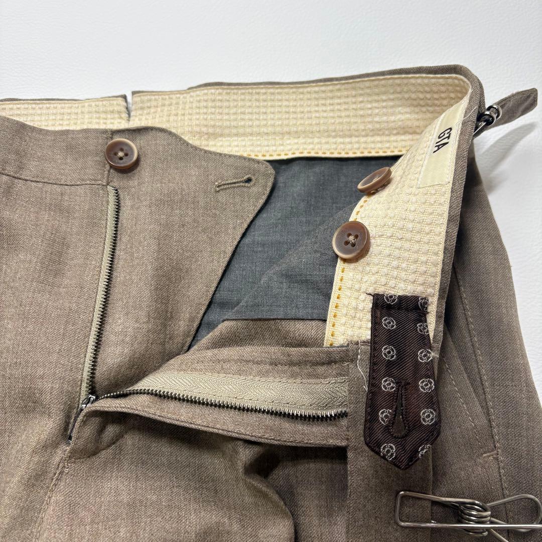 極美品✨GTA ジーティーアー HERRICK エリック ウールスラックス 42