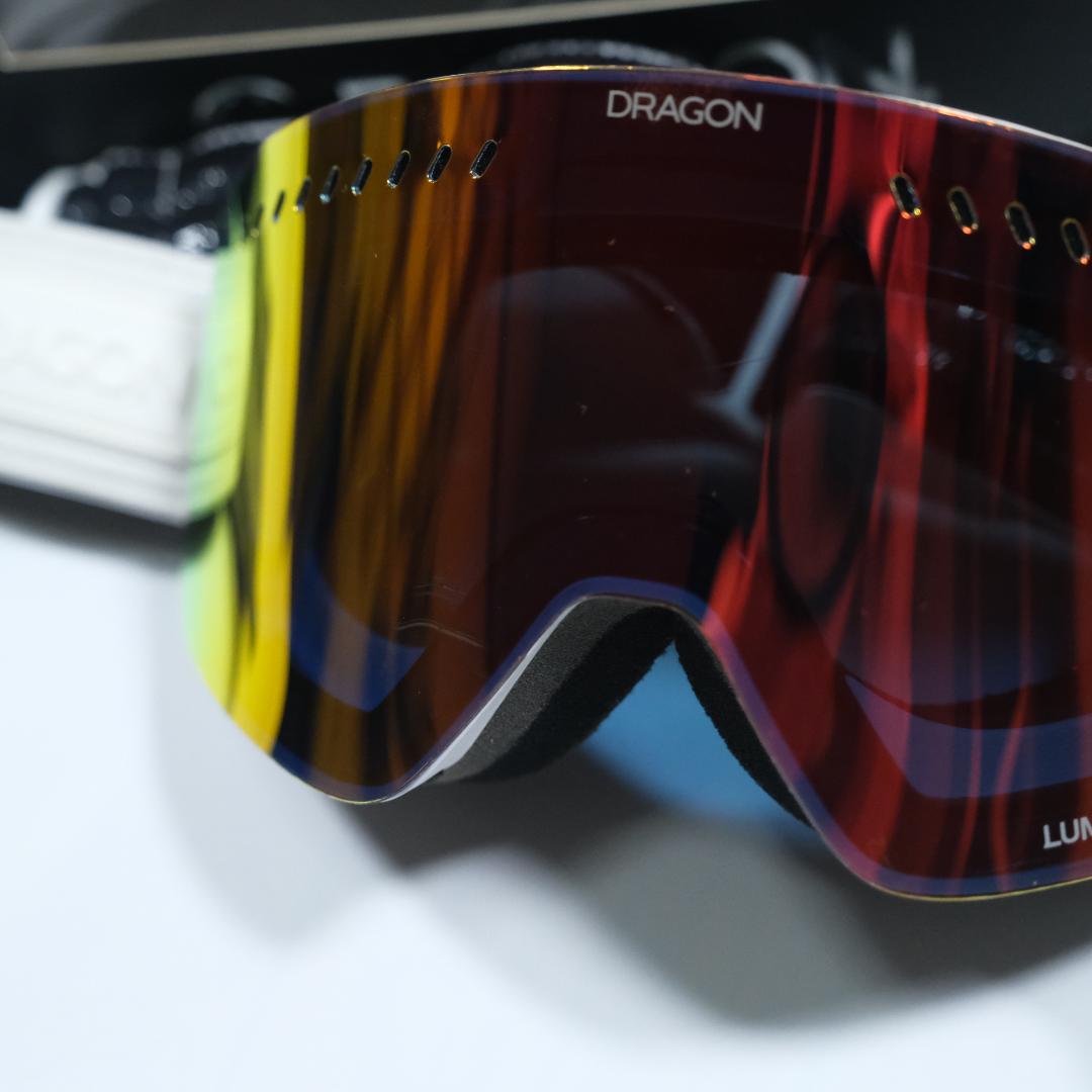 ドラゴン NFXS CORDUROY ゴーグル LUMALENS RED ION