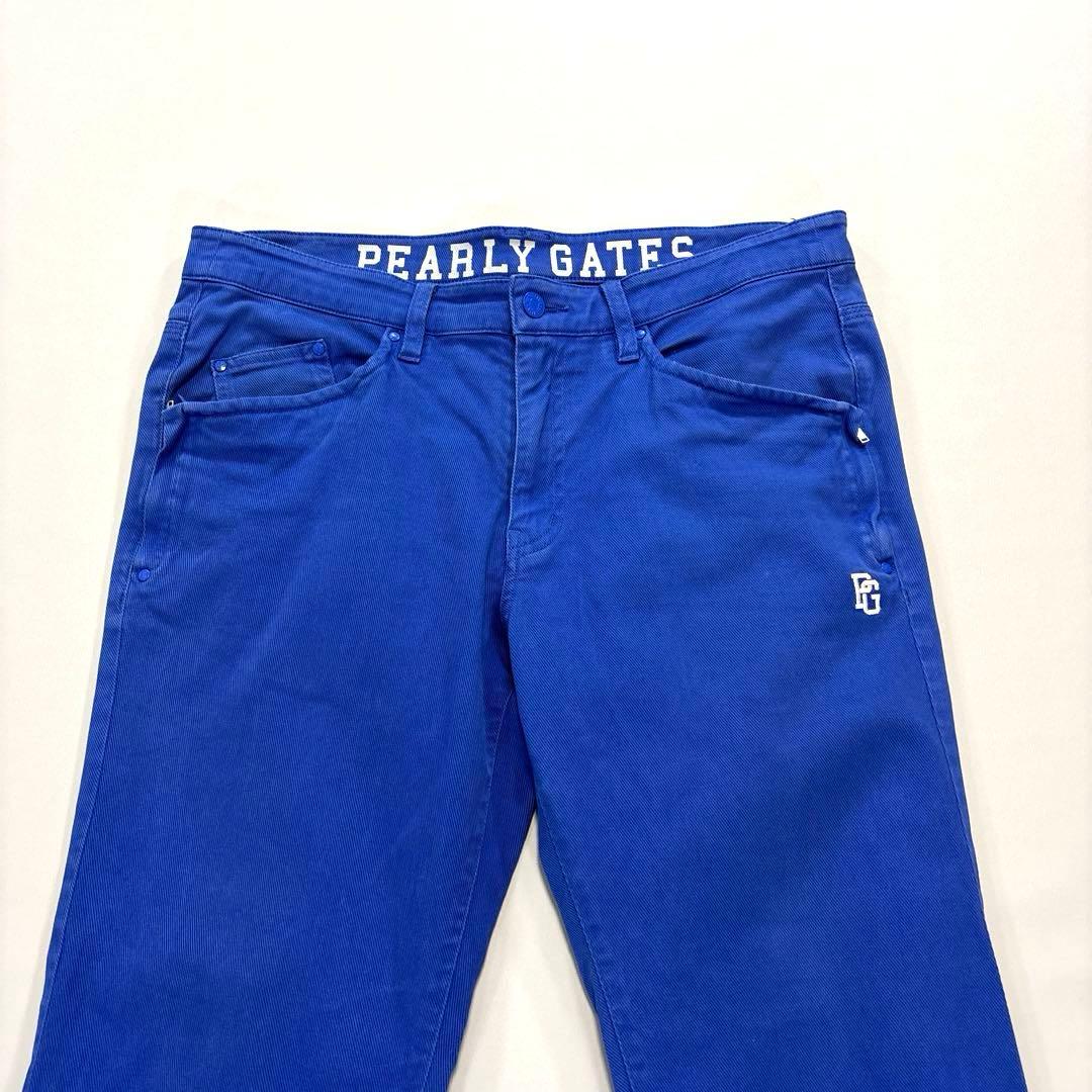 パーリーゲイツ　大きいサイズ　6/LL ロングパンツ　ブルー　オールシーズン