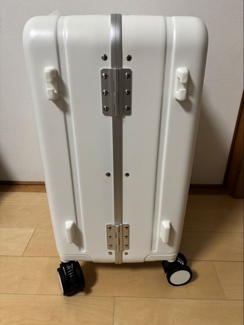 NORICCO 子供用キャリーケース 機内持ち込みサイズ ホワイト 子供乗せ