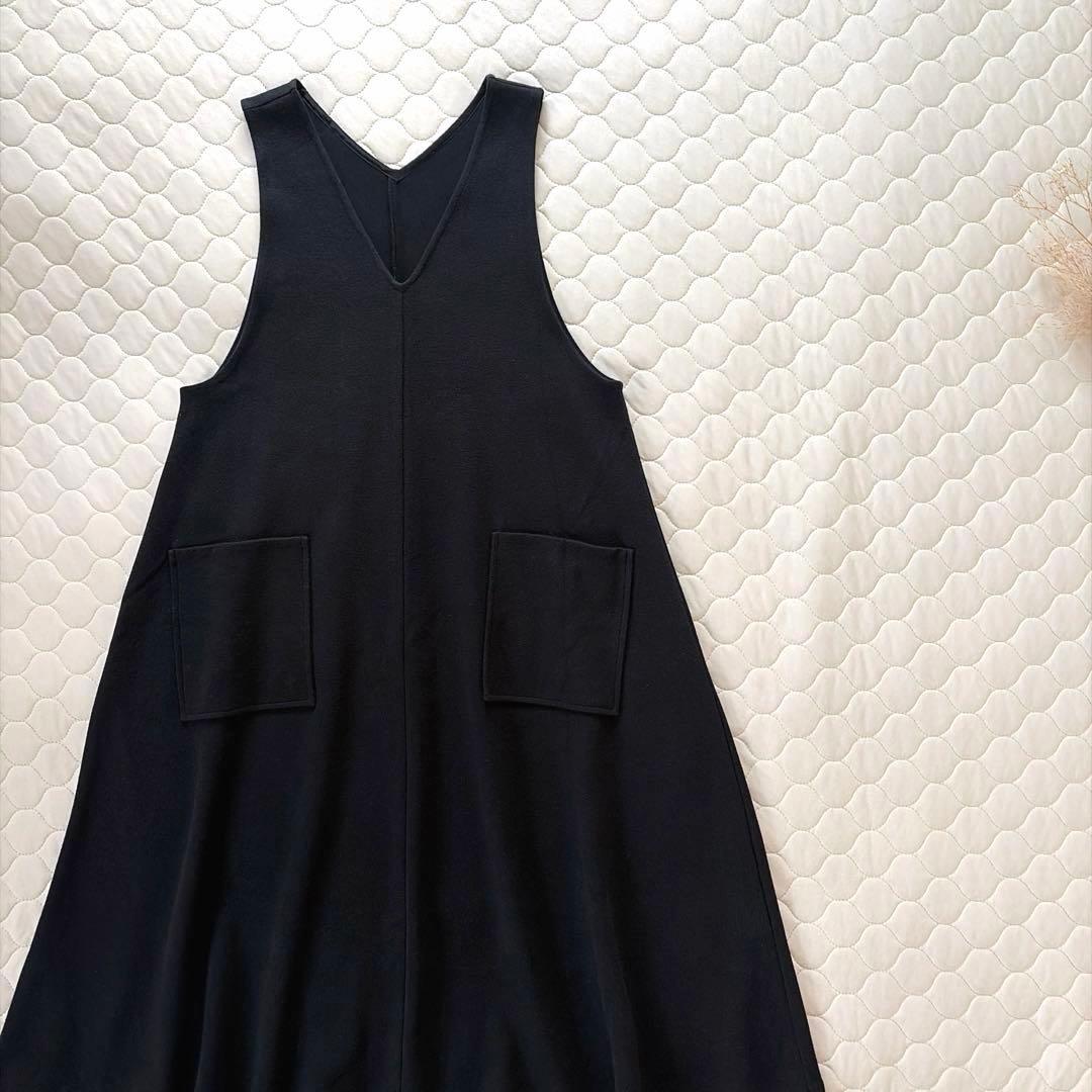 【美品】BEARDSLEY ブークレダンボールワンピース　ブラック　サイズ0