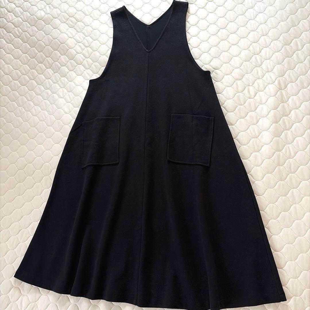 【美品】BEARDSLEY ブークレダンボールワンピース　ブラック　サイズ0