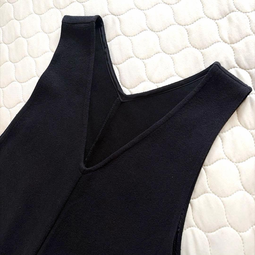 【美品】BEARDSLEY ブークレダンボールワンピース　ブラック　サイズ0