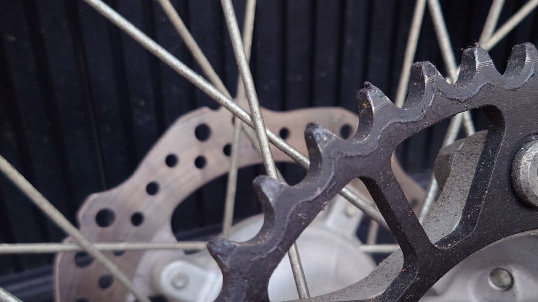 CRF250 前後ホイール D.I.Dリム ポン付け可(引取限定他 大阪府堺市)