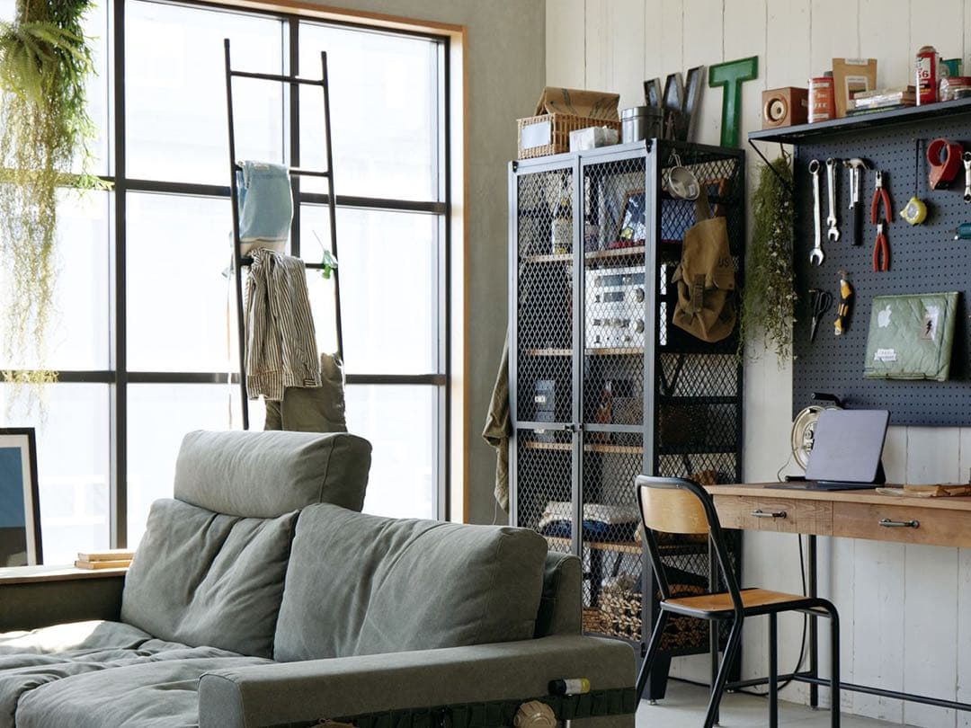 【CRASH GATE】ノットアンティークス/カーゴロッカーキャビネット/関家具