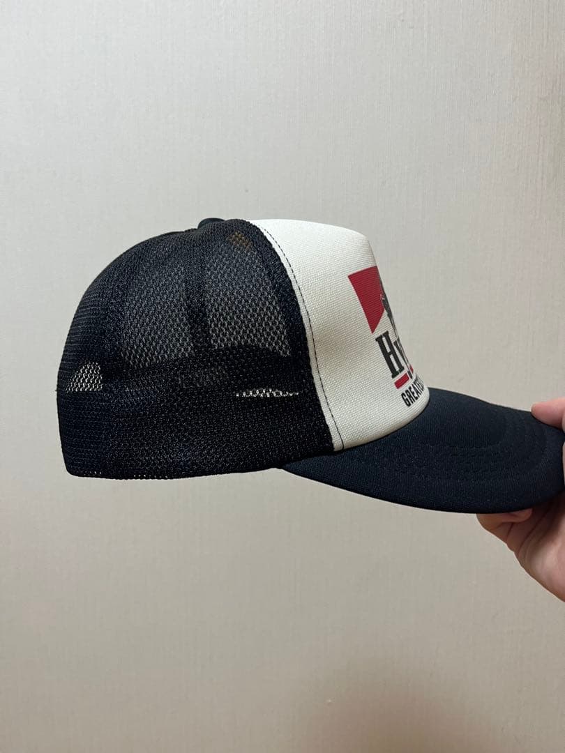 HYSTERIC GLAMOUR トラッカーキャップ ホワイト/ブラック