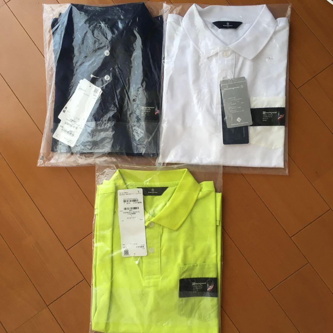 マンシングウェア　ゴルフポロシャツ　半袖ポロシャツ　3枚セット