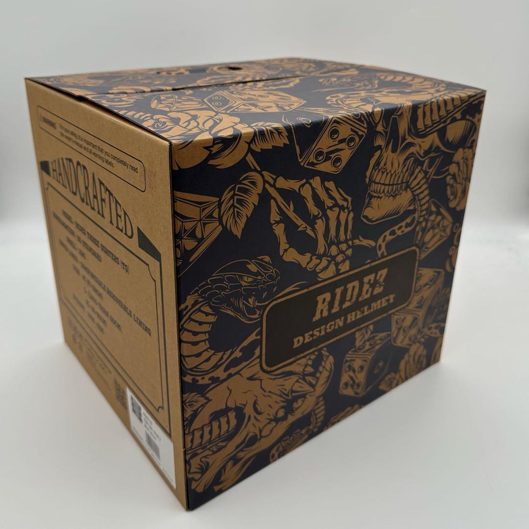 RIDEZ TQ01 BIGSTAR2ライズ ジェットヘルメット Mサイズ