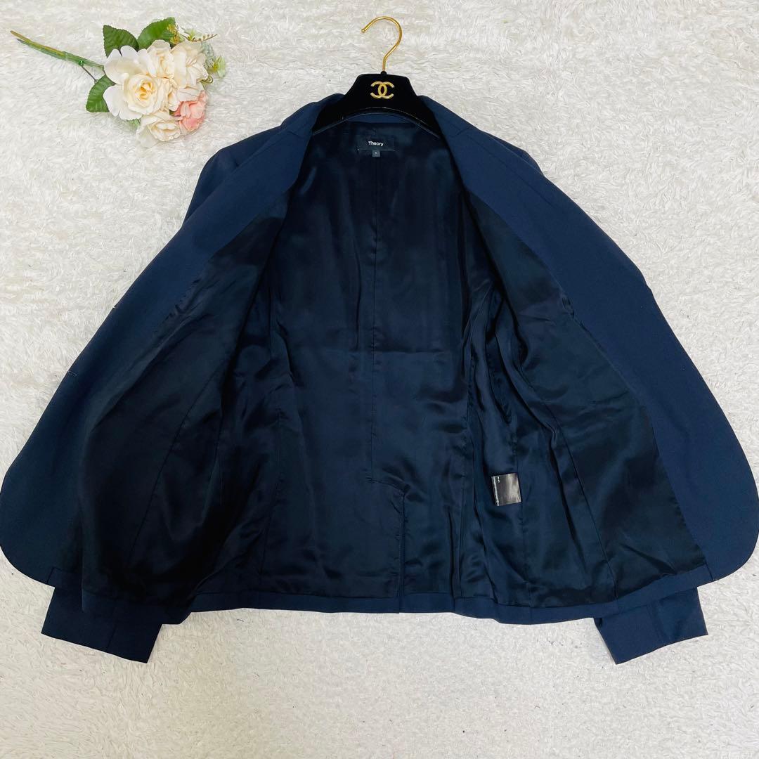 極美品◆希少6サイズ✨2023✨大きいサイズ◆セオリー　テーラードジャケット
