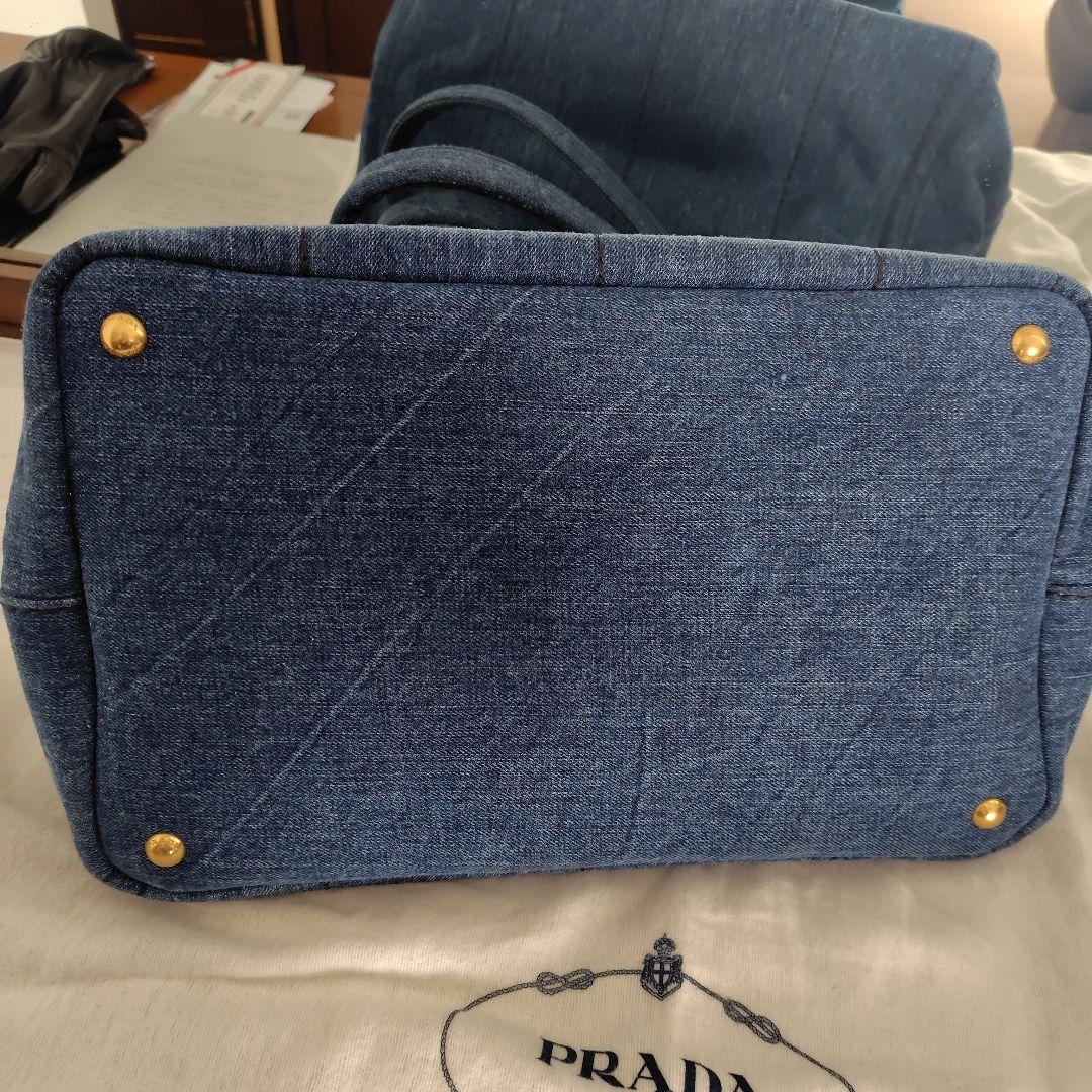 ♡yuka♡PRADA デニム カナパ トートバッグ