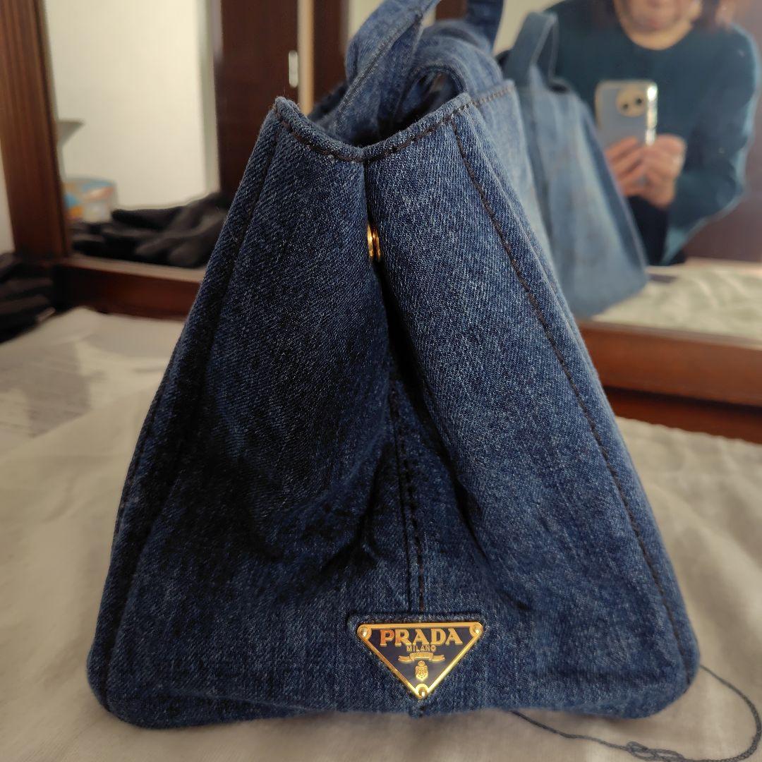 ♡yuka♡PRADA デニム カナパ トートバッグ