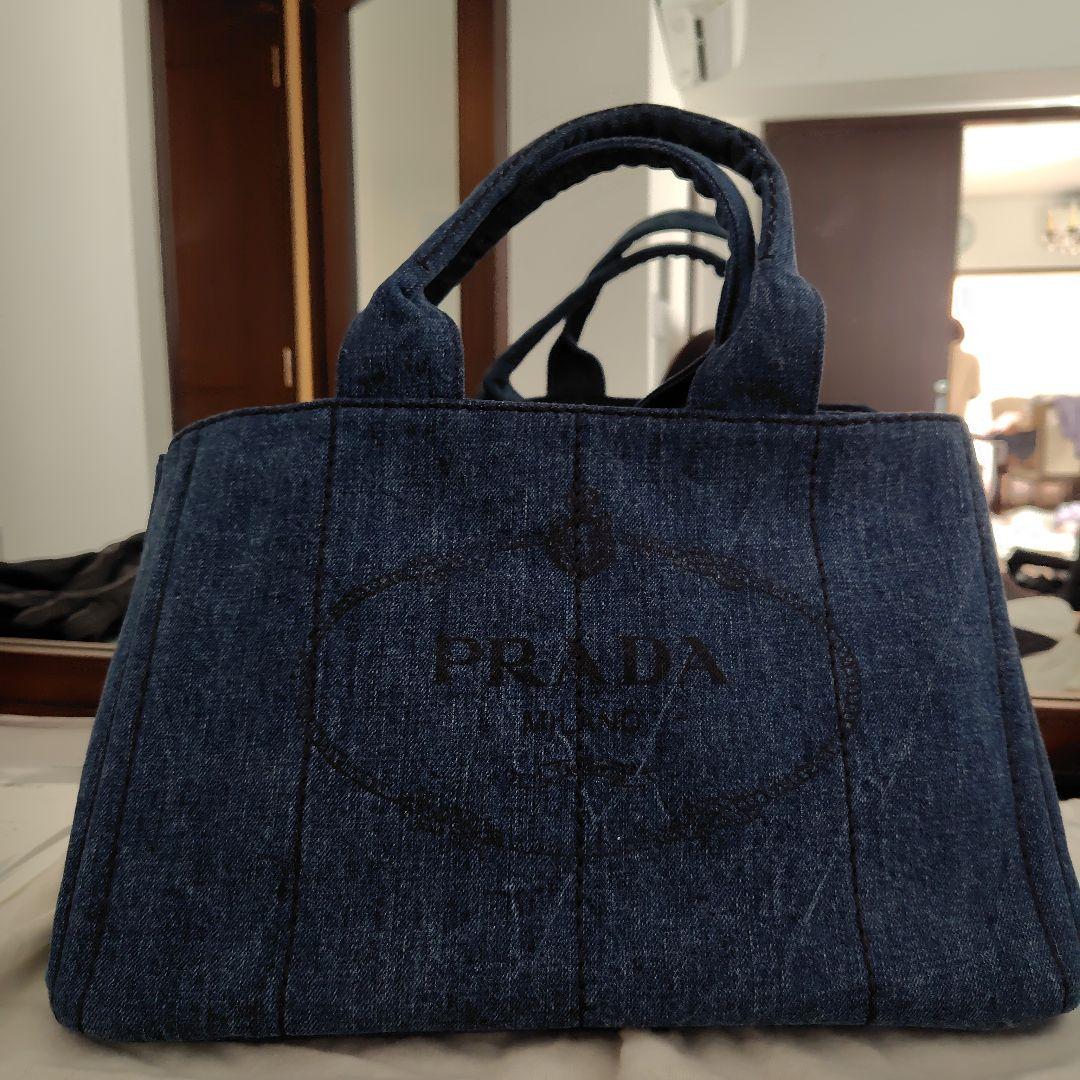 ♡yuka♡PRADA デニム カナパ トートバッグ