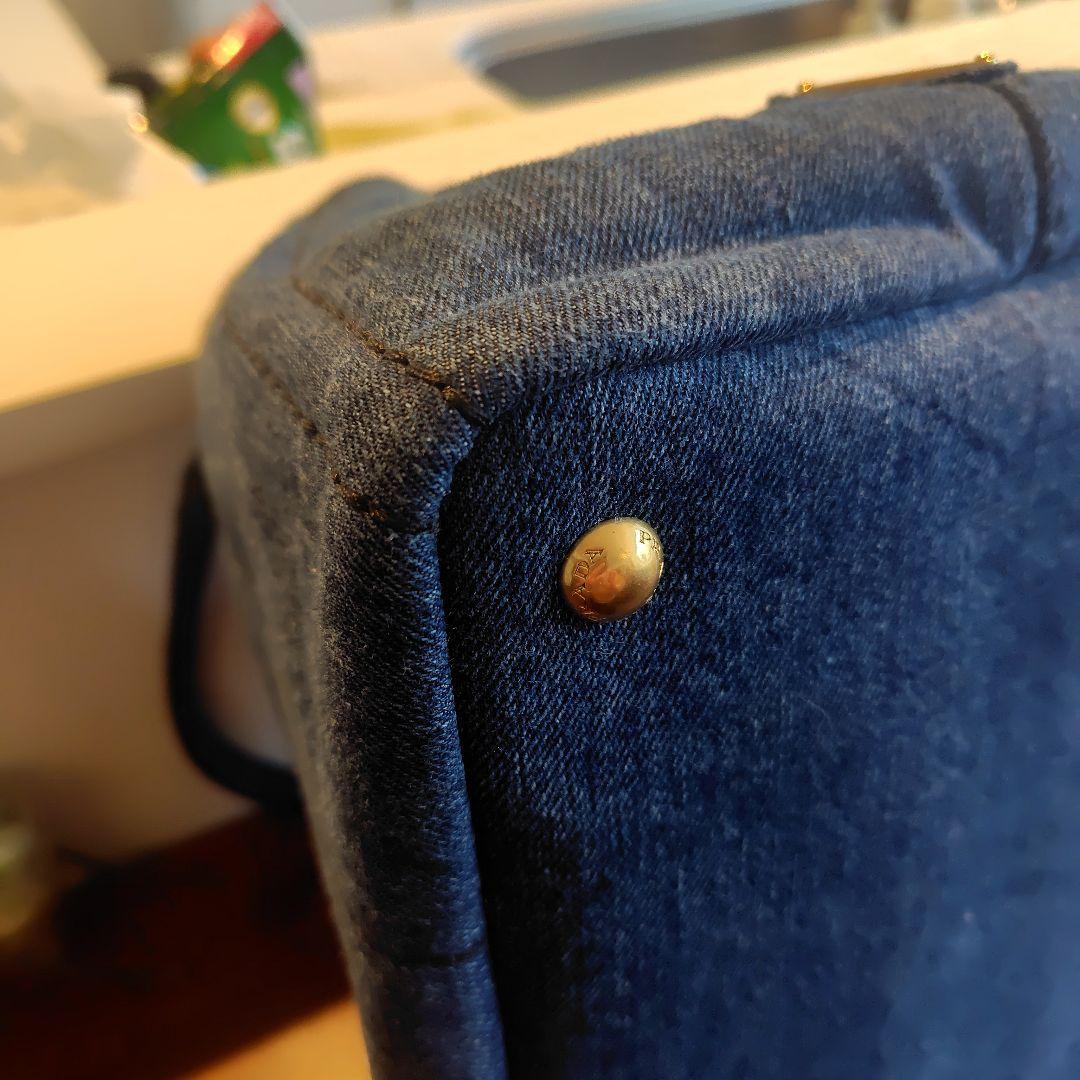 ♡yuka♡PRADA デニム カナパ トートバッグ