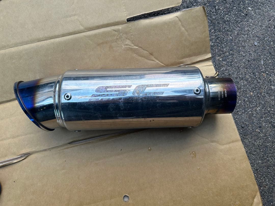 パチSCフルエキマフラー ステンレス製 バイク用エキゾーストパイプzx-25r