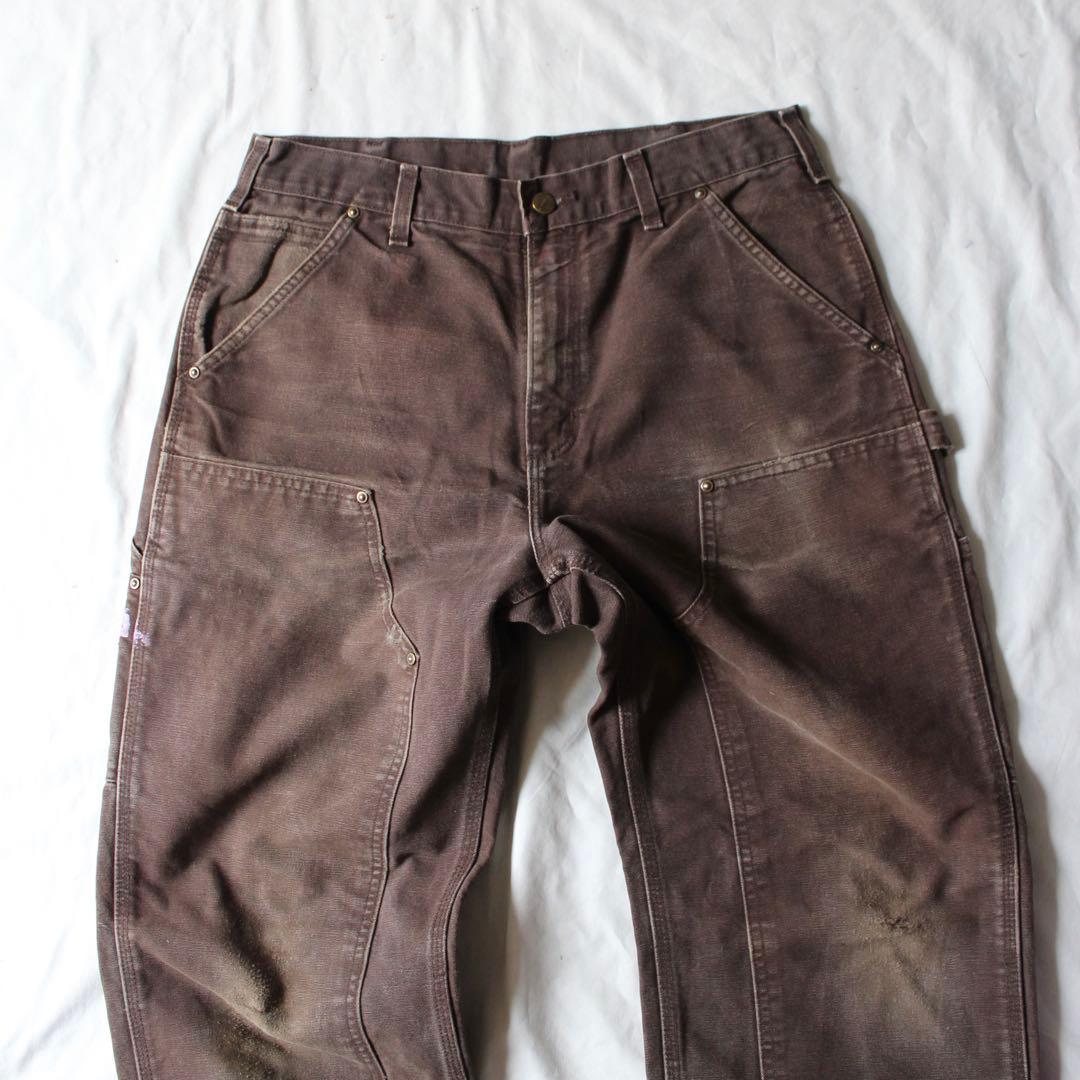 雰囲気系•神サイズ Carhartt ダブルニー ペインターパンツ DKB us