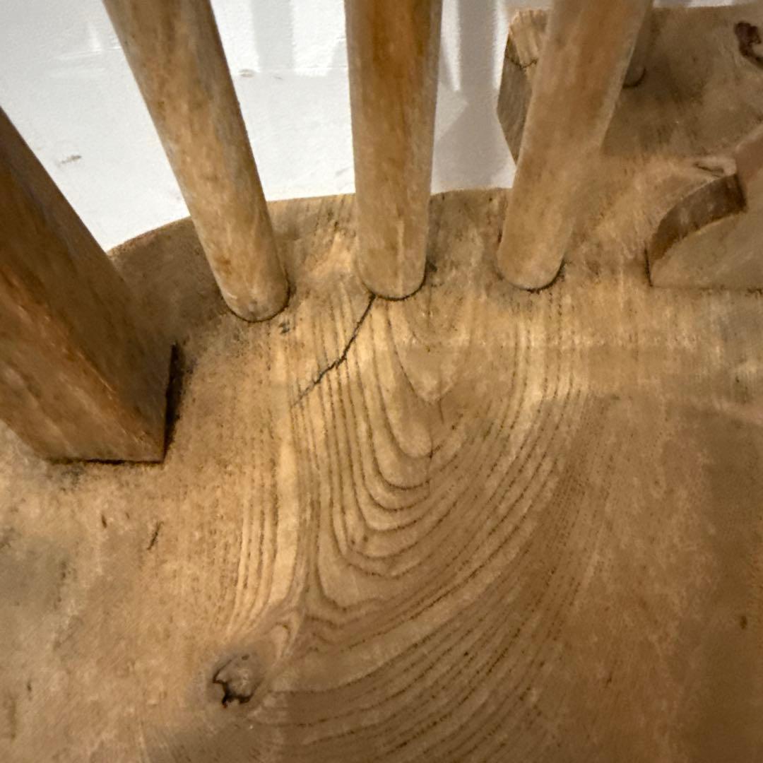 M’s　ヴィンテージ　ダイニングチェア　カフェチェア　剥離　3