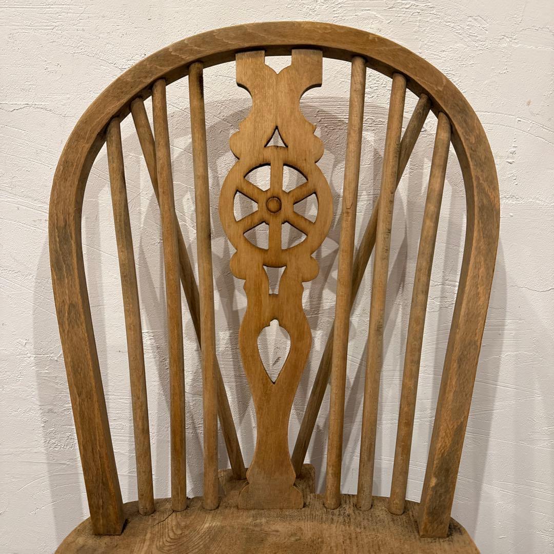 M’s　ヴィンテージ　ダイニングチェア　カフェチェア　剥離　3