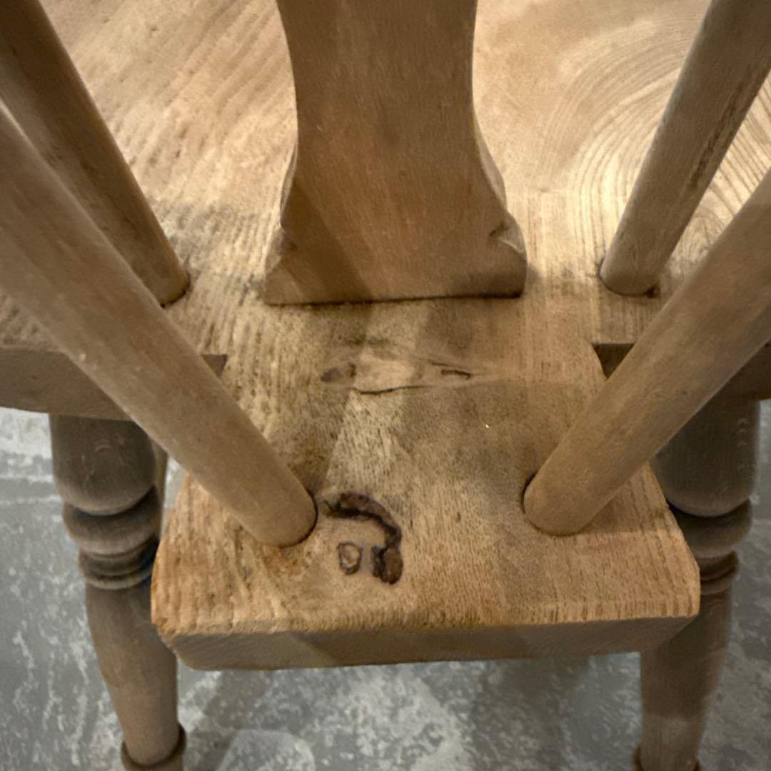 M’s　ヴィンテージ　ダイニングチェア　カフェチェア　剥離　3