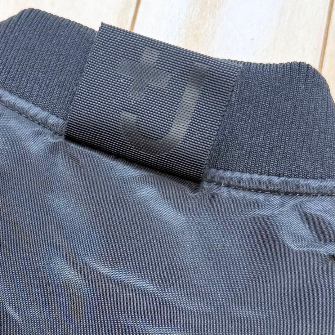 【極美品】+J プラスジェイ MA1 ダウンジャケット ハイブリッド ブラック