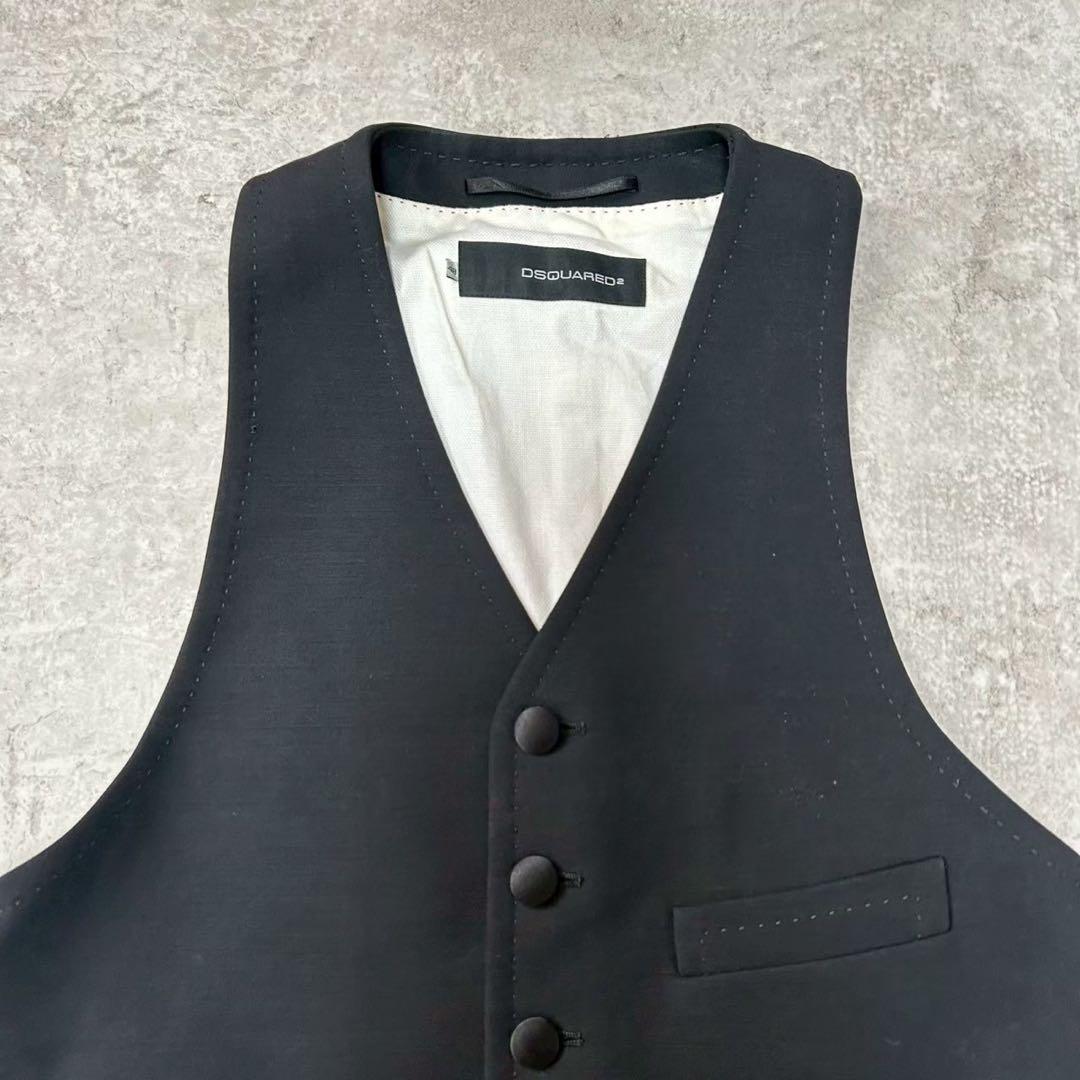 dsquared2 ロング ベスト タキシード ジレ 燕尾 ここのえ期
