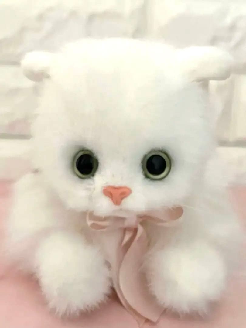 ねこ　ぬいぐるみ　タグ付き　四季オリジナルぬいぐるみ　日本製　ペルシャネコ　猫