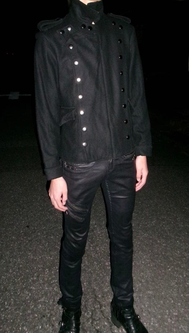 00s swag コーティングパンツ レザーパンツ archive ダークウェア