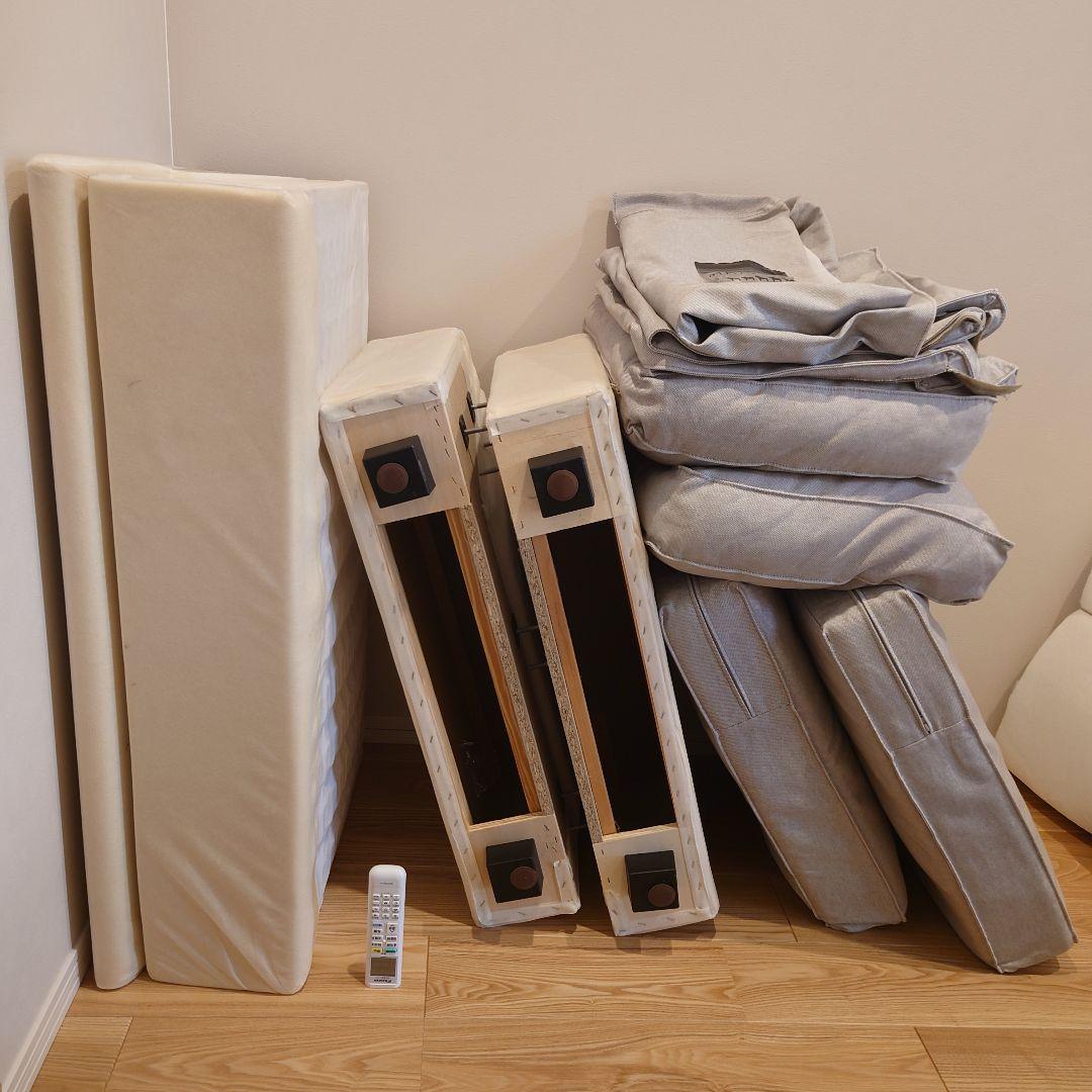 【さいたま市引取限定】IKEA KIVIK イケア シーヴィク 2人掛け グレー