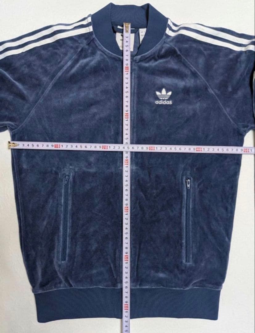 わ*こ様 adidas アディダス ベロア トラックジャケット ジャージ トレフ