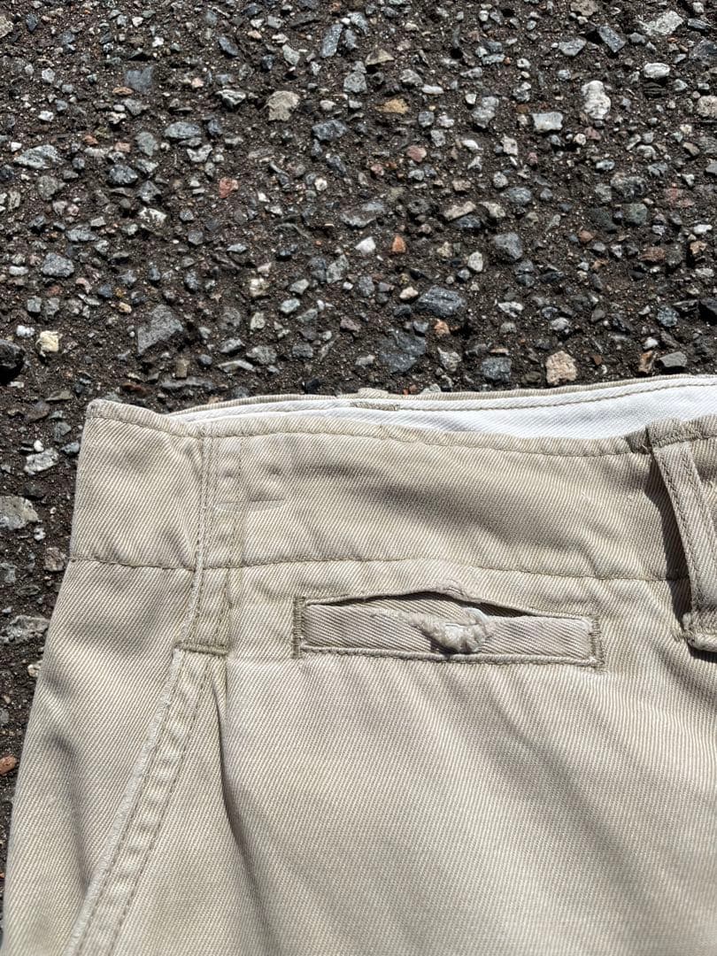 40's~ 45khaki us army チノトラウザーズ チノパン