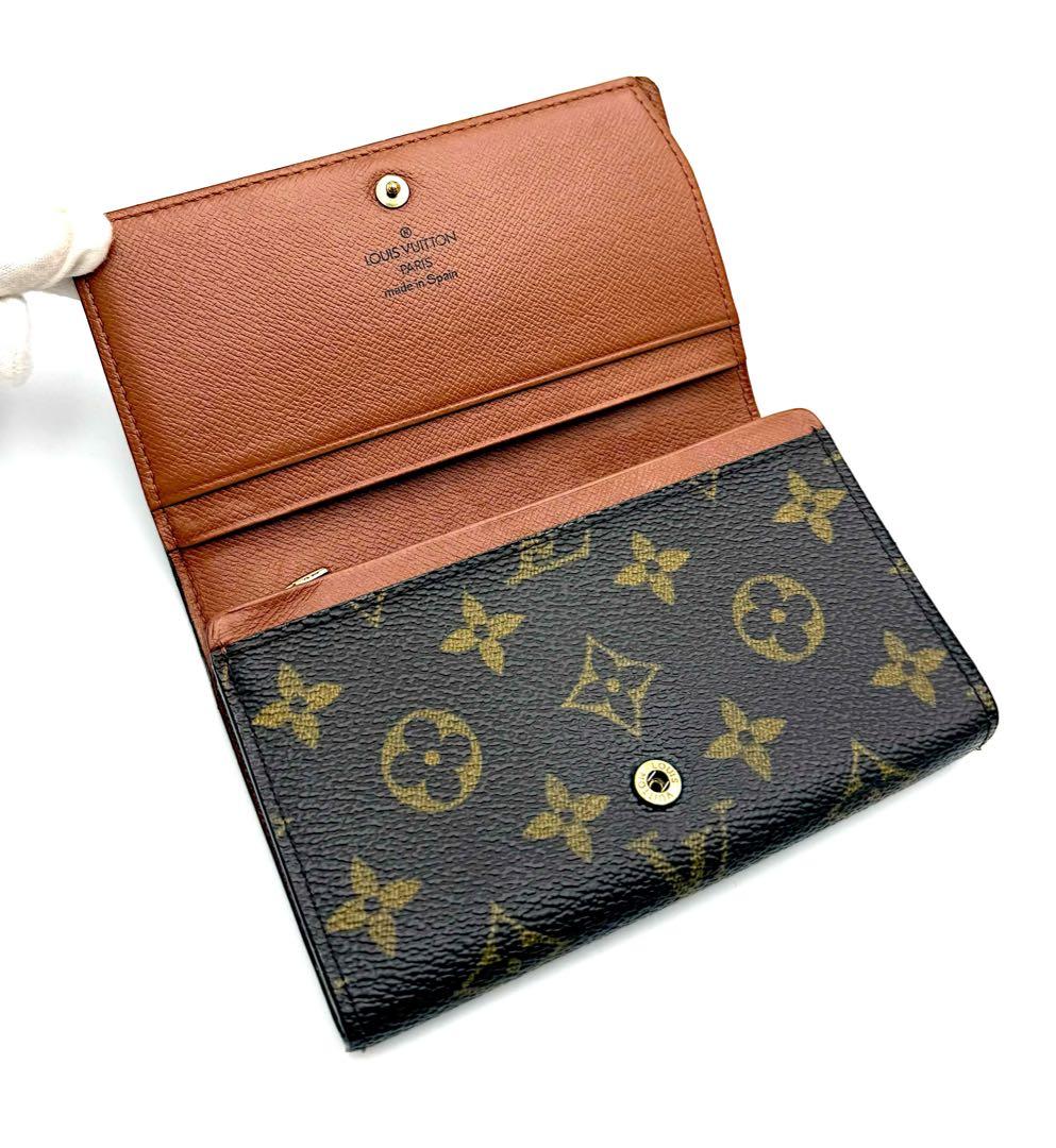 ルイヴィトン ポルトフォイユ トレゾール 財布 L字ファスナモノグラム