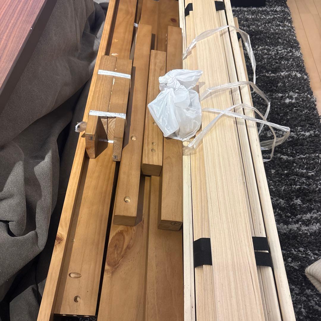 ニトリ　高さ調整可能頑丈すのこベッド　セミダブル