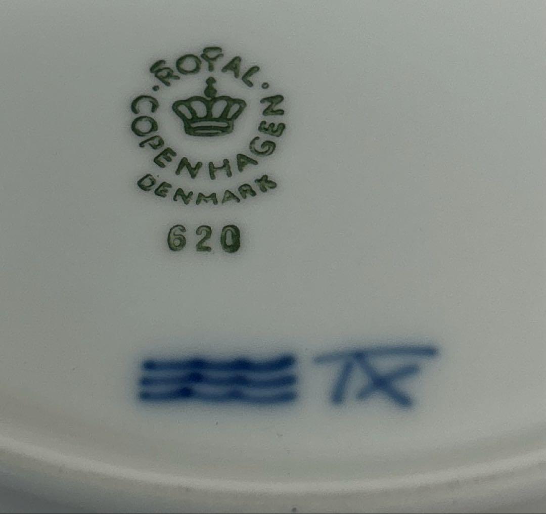 ロイヤルコペンハーゲン ブルーフラワー カーブ プレート 6枚セット