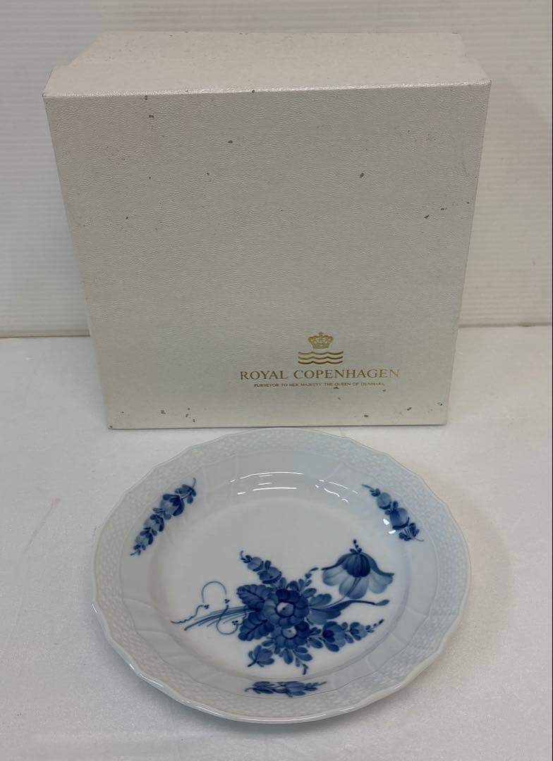 ロイヤルコペンハーゲン ブルーフラワー カーブ プレート 6枚セット