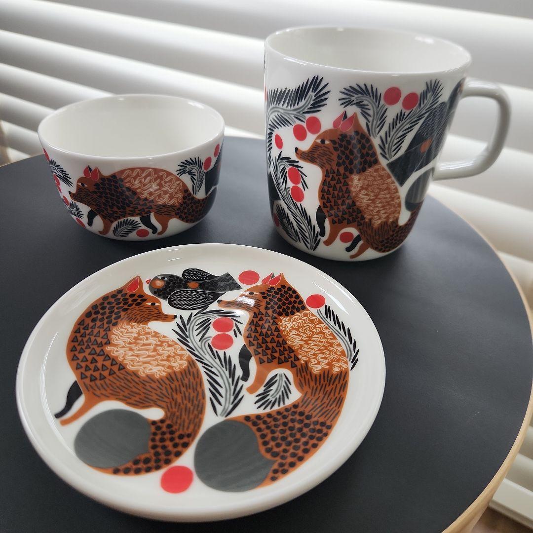 マリメッコ　ケトゥンマルヤ　食器3点セット