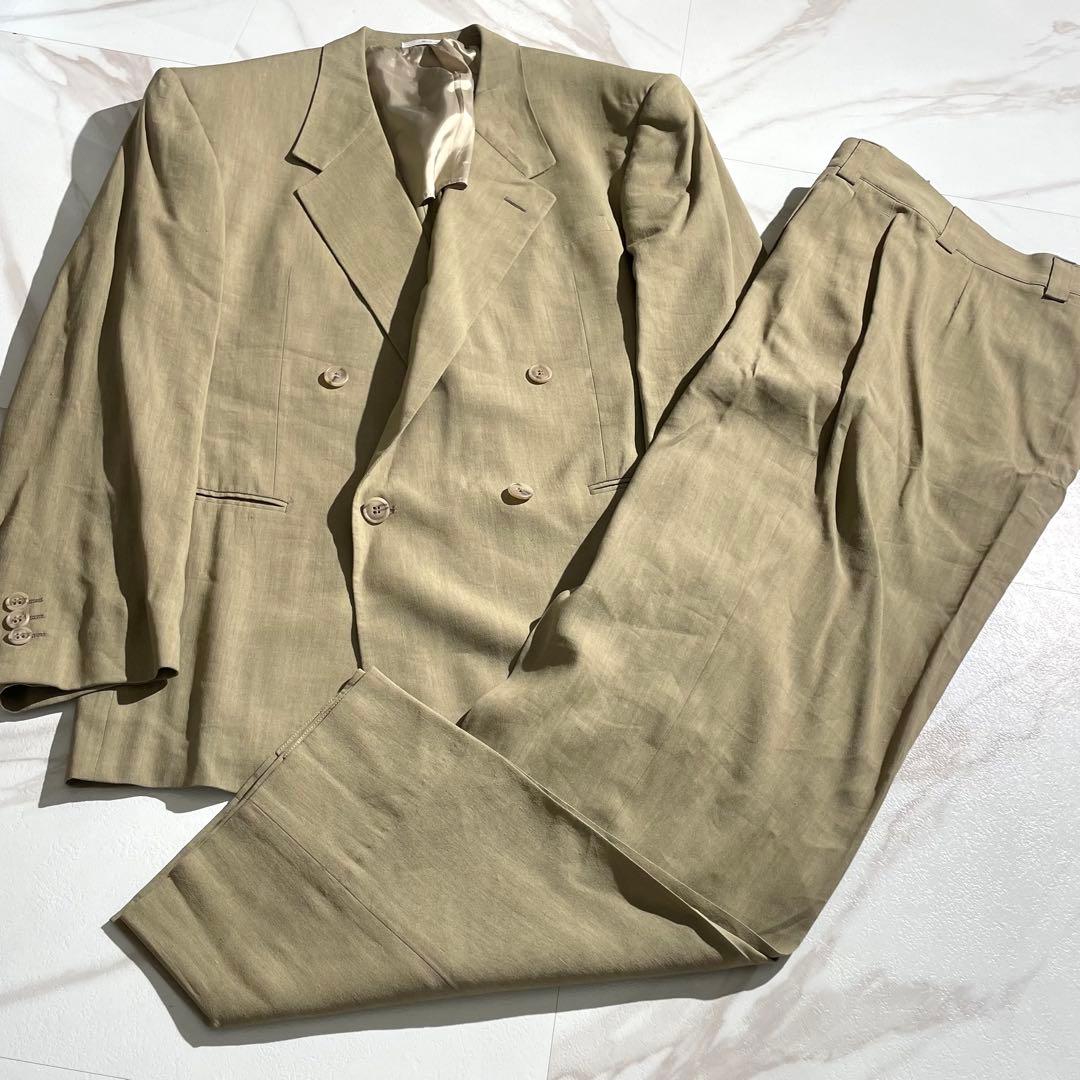 入手困難✨ ヴェルサーチ スーツ セットアップ ダブルブレスト ツータック