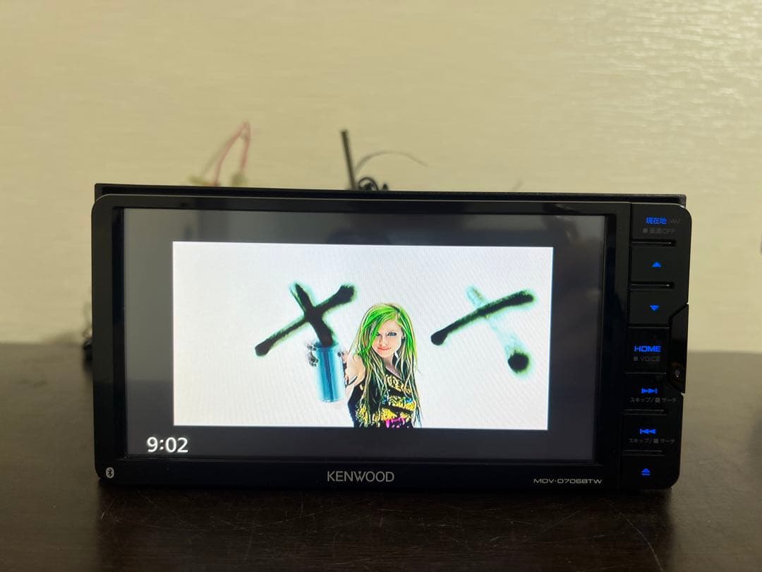 ケンウッド カーナビ MDV-D706BTW 地図データ2018年式 動作確認済