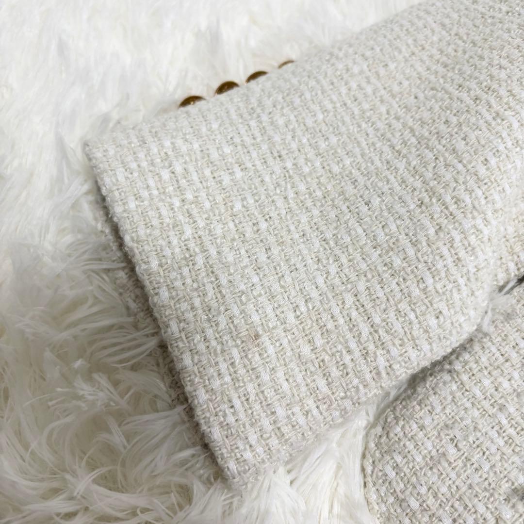 【定価22,800円】ALUDE SELECT デザインツイードジャケット