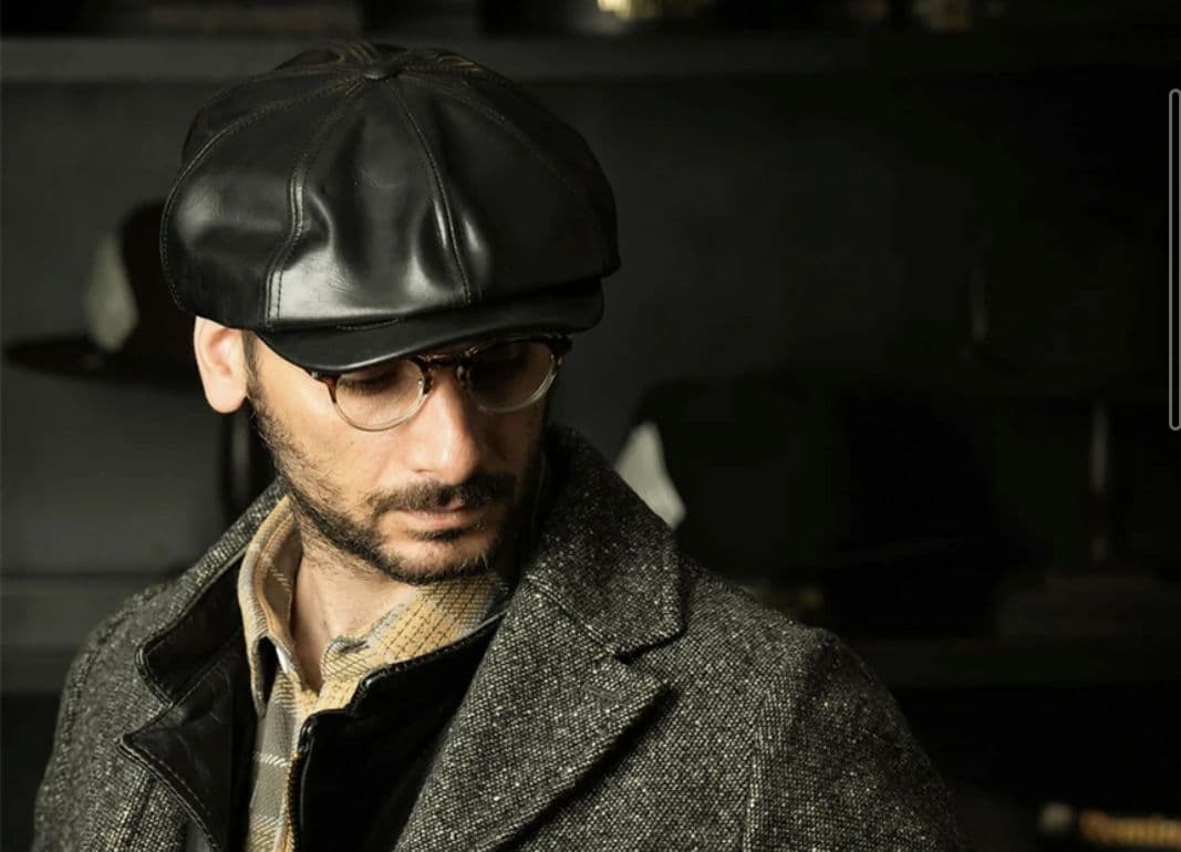 Mr.FATMAN 茶芯レザーキャスケット CANDY DANCER