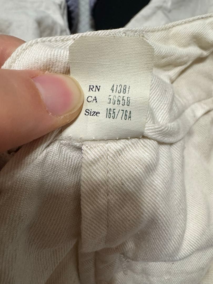 RRL パッチワークデザイン ワークパンツ 薄いベージュ