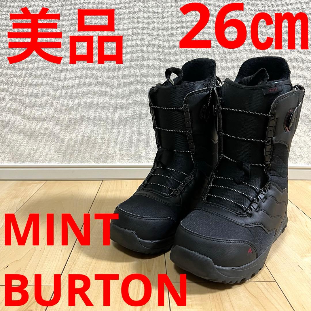 【美品_即日発送】BURTON スノボブーツMINT ミント 26.0cm
